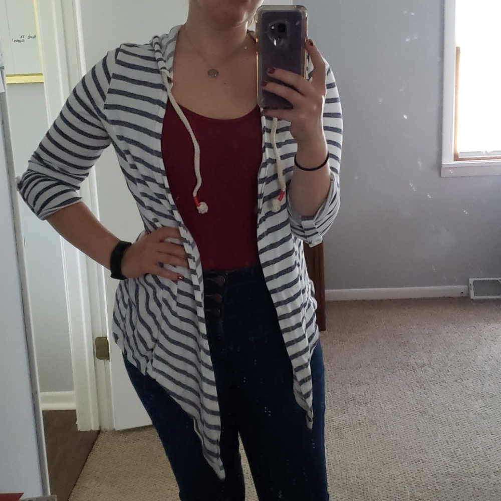 Nautical/Striped Cardigan